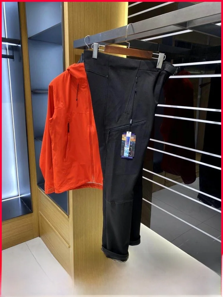 

Thiened Fce Lined Outdoor Soft ell ветрозащитные водонепроницаемые мужские зимние повседневные брюки молодежные Faion Urban Sle Pure Color