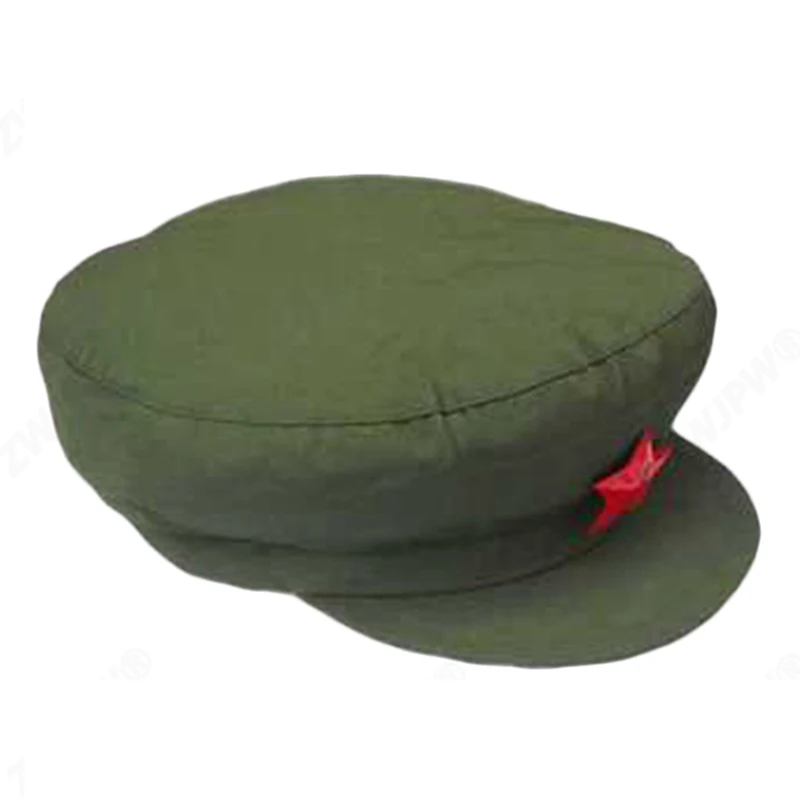 

CHINA 65 MEN LIBERATE VETERAN CAP WITH RED STAR HIGH IMITATION