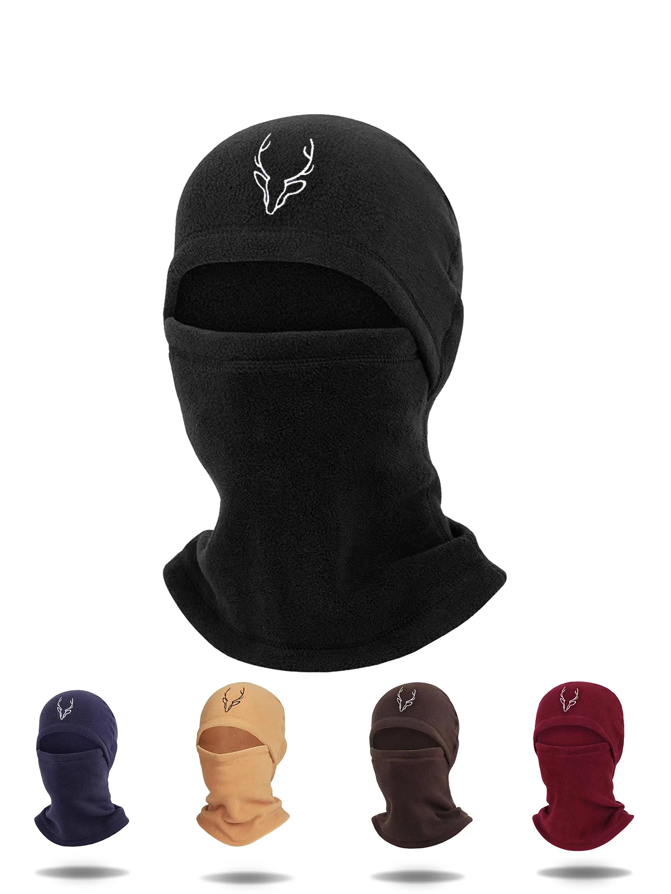 il-keps-1pc-balaclava-feminina-veado-antler-bordado-inverno-polar-velo-a-prova-de-vento-mascara-facial-ao-ar-livre-ciclismo-quente-zzm108