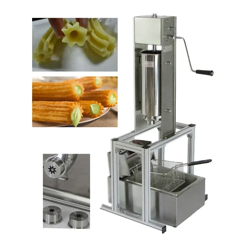 New Stainless Steel 3L 5L 7L Enema Machine Integrated Fritters Abrasives Fryer Latin Fruit Machine Factory