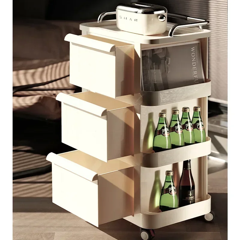 New model Household trolley rack drawer storage cabinet  Durable    cabinet seasoning rack  premium