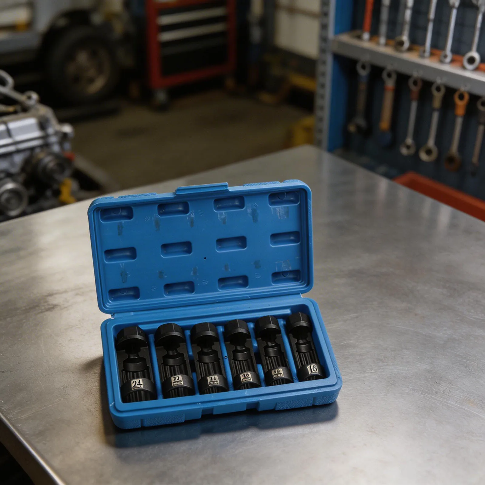 Shock Absorber Socket 12-Point Socket Suspension Maintenance Compact Portable Design Suitable For Torque Wrench