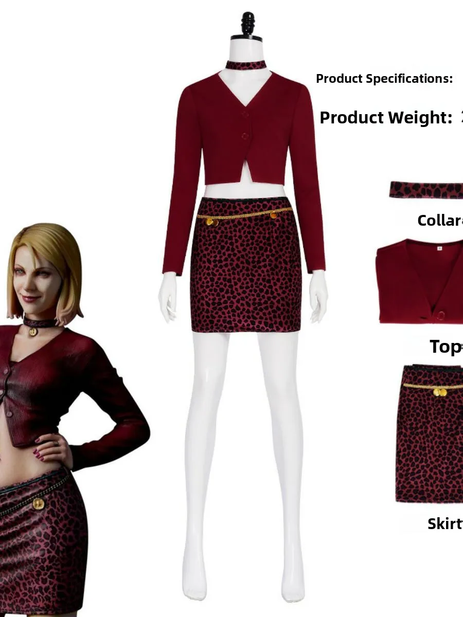 Новый костюм медсестры Silent Hill на Хэллоуин, ужасы, ролевая юбка для косплея Марии, женский традиционный костюм, сценическая одежда