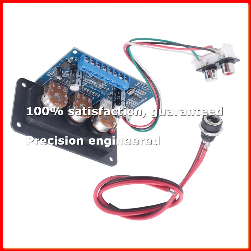 2.1-канальная плата аудиоусилителя Bluetooth 5.0, 2X25W+50W, сабвуфер, усилитель класса D, комплект с разъемом DC и кабелем AUX - A22U