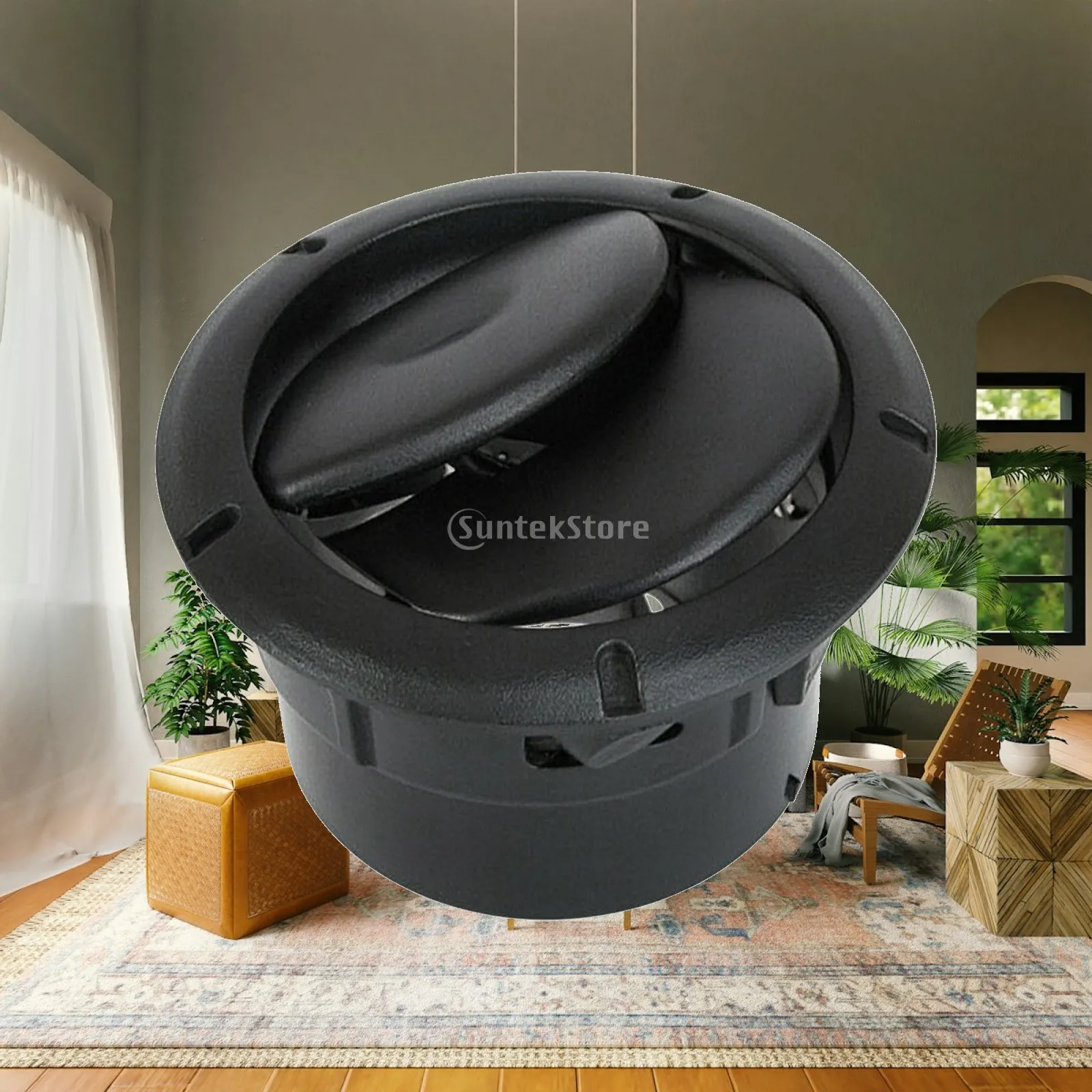 Ventilation Grille Compact Round Dashboard Air-Conditioning Vent Grille Car Air Conditioning Outlet Sleek