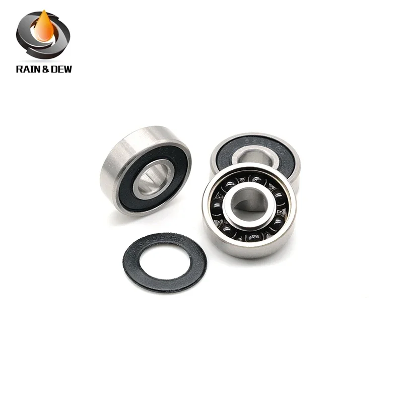 1Pcs High quality  S689 2RS CB   9X17X5mm Stainless steel hybrid ceramic ball bearing ABEC-7  With Greased