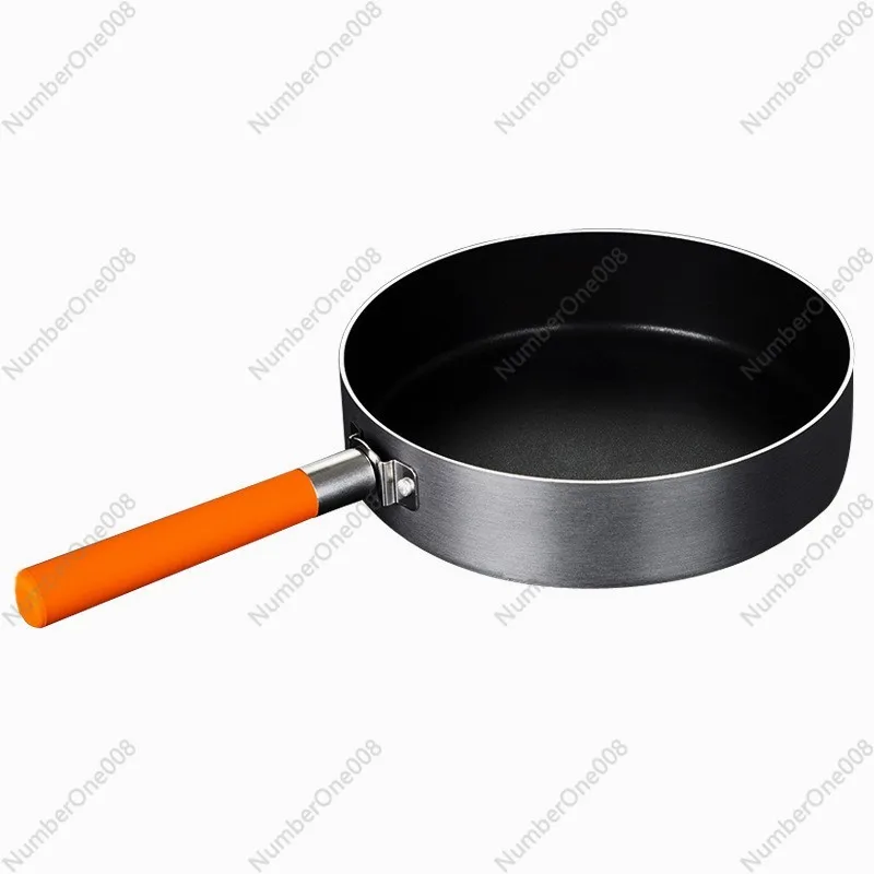 Outdoor Feast 6 Frying Pan Oversized Frying Pan Single Pan Handle Removable Non-stick Coated Camping Cookware Pots and Pans