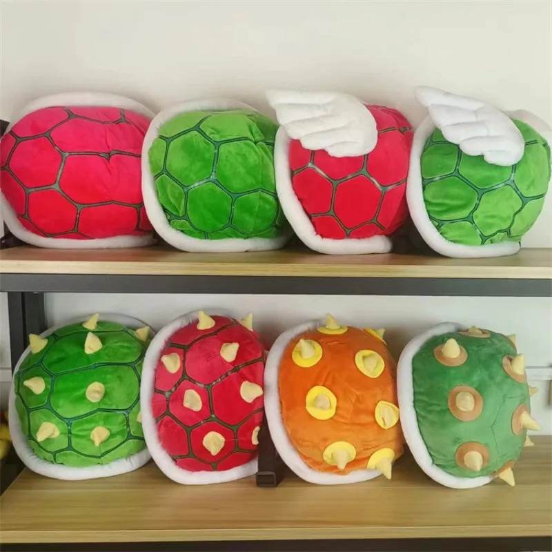 Anime Koopa Troopa Bowser Lemmy Ludwig Plush Backpack Turtle Shell Stuffed Plush Toys Cartoon School bags Halloween Decor Gift
