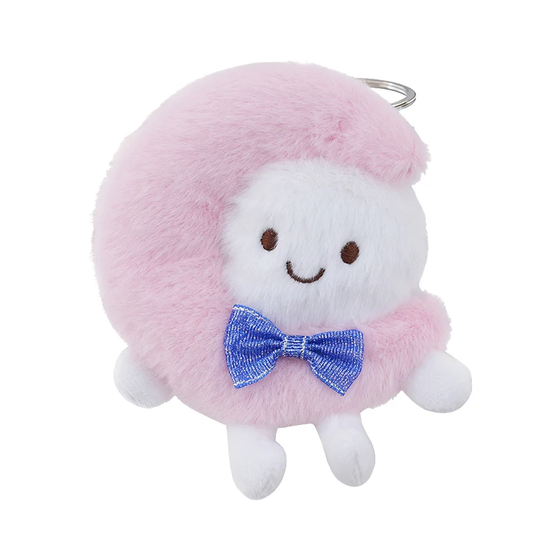 ตุ๊กตาผ้าพลัฌรูปพระจันทร์น่ารัก พวงกุญแจ ของตกแต่งกระเป๋าเป้ ของตกแต่งบ้าน ของขวัญ