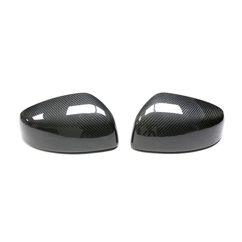 

Car Rearview Mirror Cover Carbon Fiber Side Mirror Caps For Nissan 370Z Z34 2009-2019