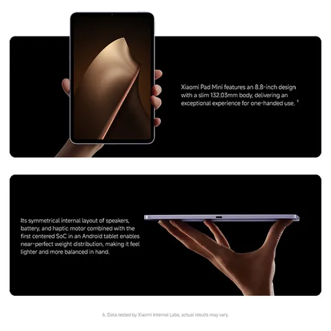 Планшет Xiaomi Pad Mini, 8", 8/256ГБ, 12/512ГБ, Wi-Fi, Android