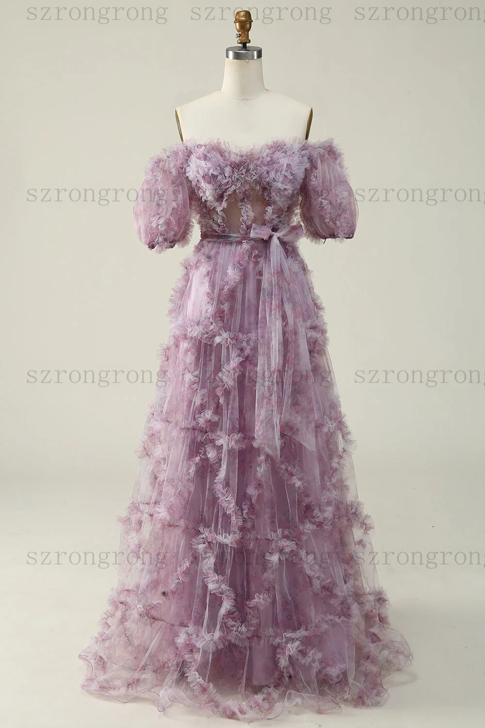 Vestidos de Noche acampanados con cuello barco personalizados, vestido largo de fiesta con escote en forma de corazón, vestido de fiesta de cumpleaños con espalda descubierta y media manga plisada escalonada