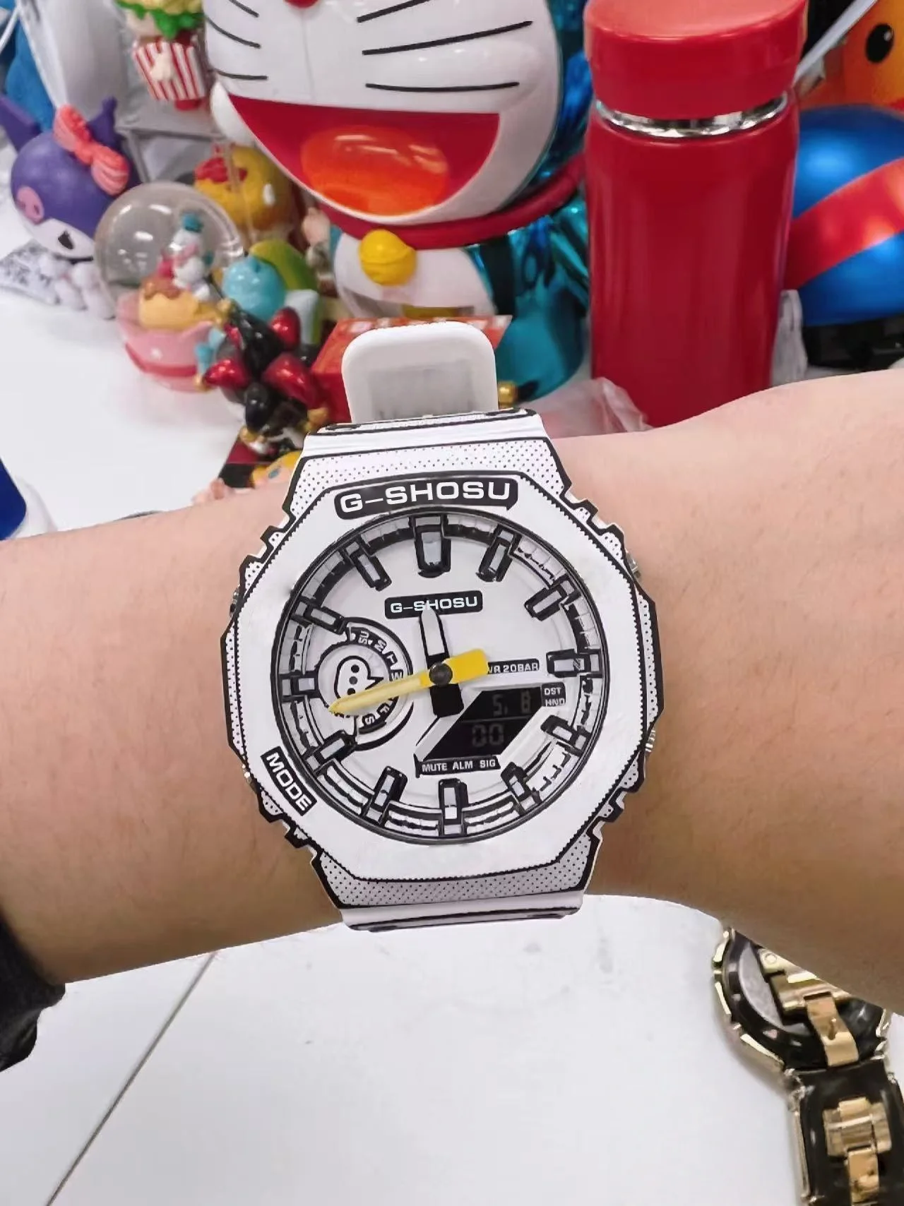 

9898 Store Sports Digital Electronic Unisex Watch Full Function World Time LED Dual Display Water Resistant Oak Series