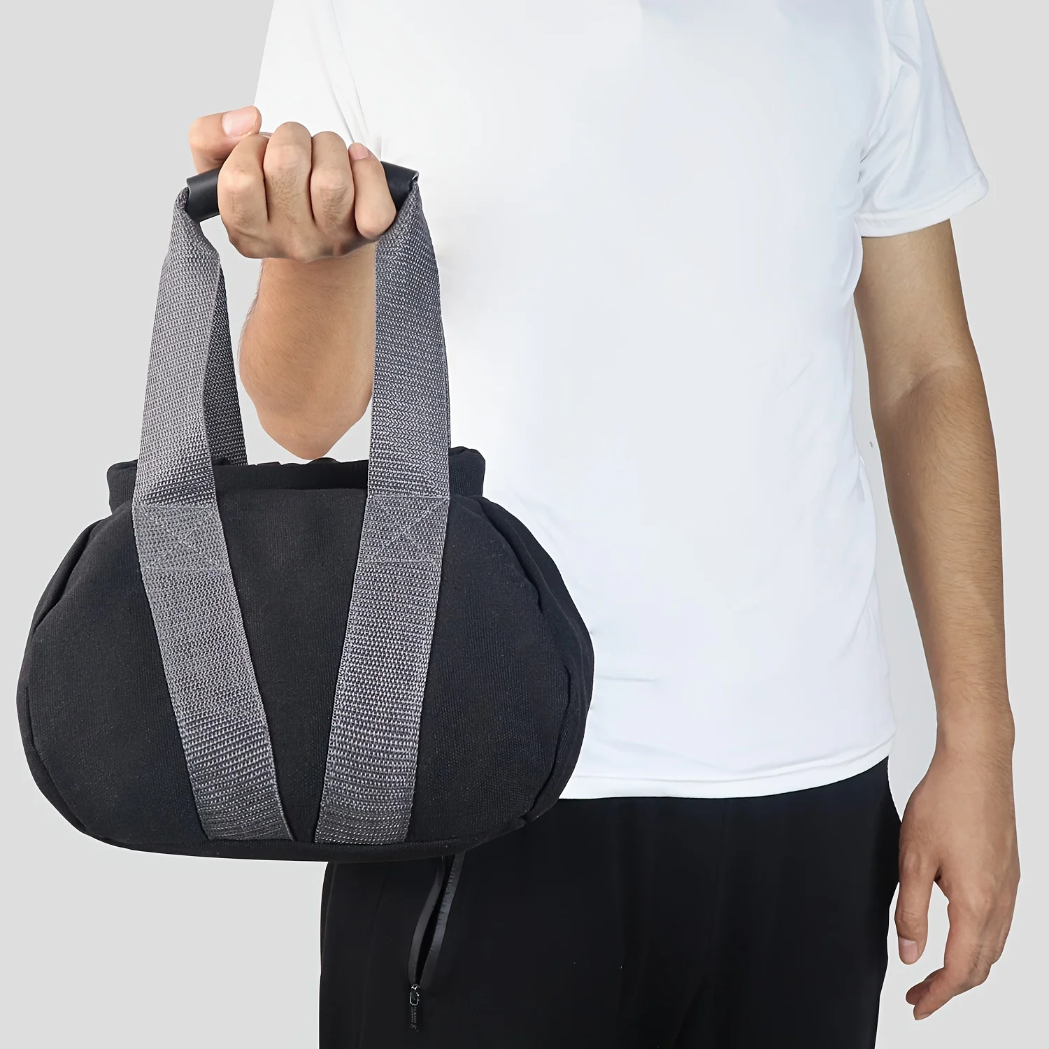 1 Stück Kettlebell-Sandsack mit verstellbarem Gewicht, für Fitness, Gewichthebertraining, robustes Training