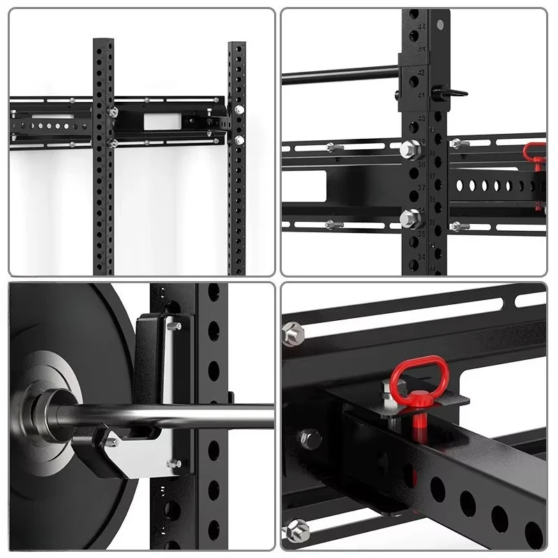 Steel frame squat frame multi-functional pull-up indoor commercial foldable wall-mounted training frame