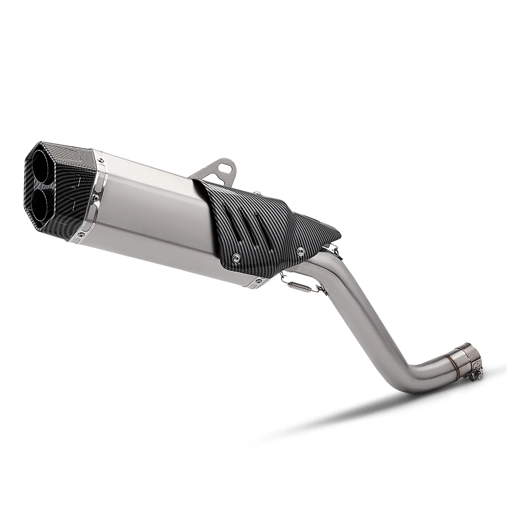 

For VOGE DS525X DS 525X Motorcycle Exhaust Escape System Modified Muffler 51mm Middle Link Pipe