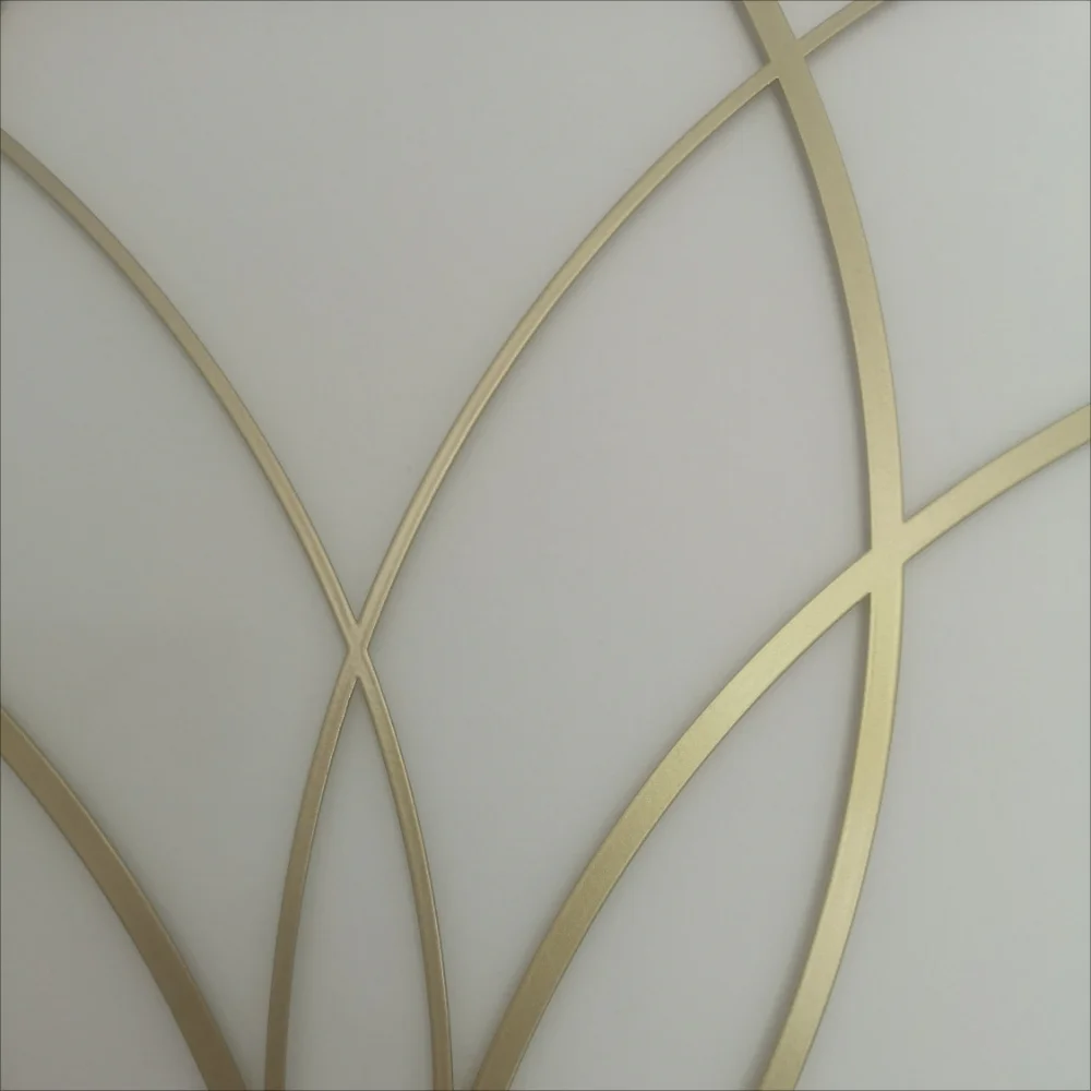 1-częściowa dekoracja ścienna Lotus Gold, metalowa grafika ścienna, prezent dla nauczyciela jogi, dekoracja kwiatu lotosu, nowoczesny wystrój salonu, wystrój nad łóżkiem — zdjęcie 7