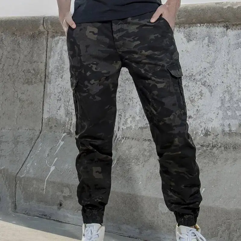 

Men Camouflage Tactical Camping Hiking Jogger Trousers Waterproof Fashion Hunting Outdoors Casual Cargo Pants