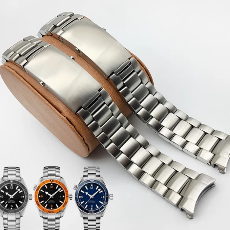 

Watch Band For Omega Seamaster 300 Ocean Universe 600 Observatory Solid Stainless Steel Watch Straps 18mm 20mm 22mm Wrist strap