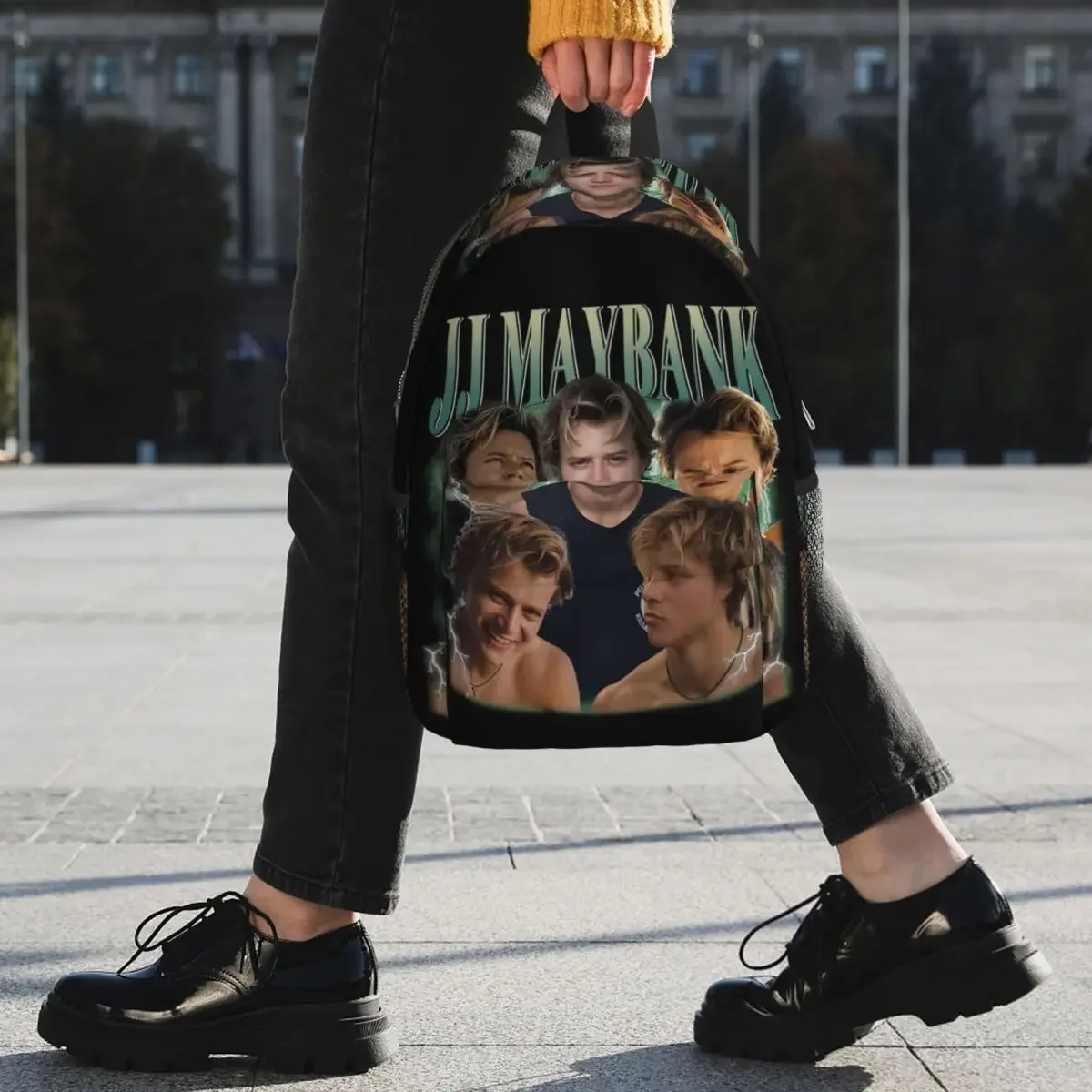 Retro JJ Maybank Bootleg 90s Style Backpacks Teenager Bookbag Students School Bags Travel Rucksack Shoulder Bag Large Capacity