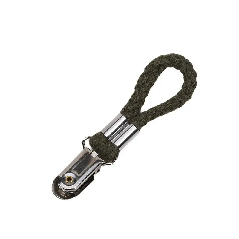 1/2PCS Bad Handtuch Clips Geflochtene Mehrzweck Kleiderbügel Bad Baumwolle Schleife Handtuch Clip Metall Clamp Küche Hause lagerung – Detail 26
