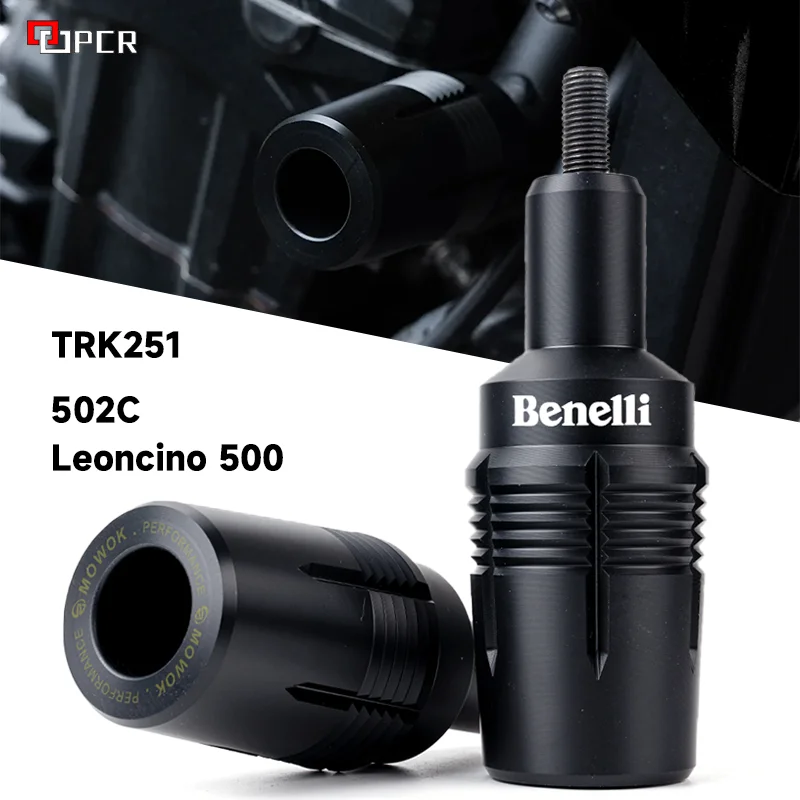 สําหรับ Benelli 502C TRK251 BN300 TNT300 TNT600 Leoncino 500 Anti-drop กรอบ Crash Slider Falling Protector อุปกรณ์เสริมรถจักรยานยนต์