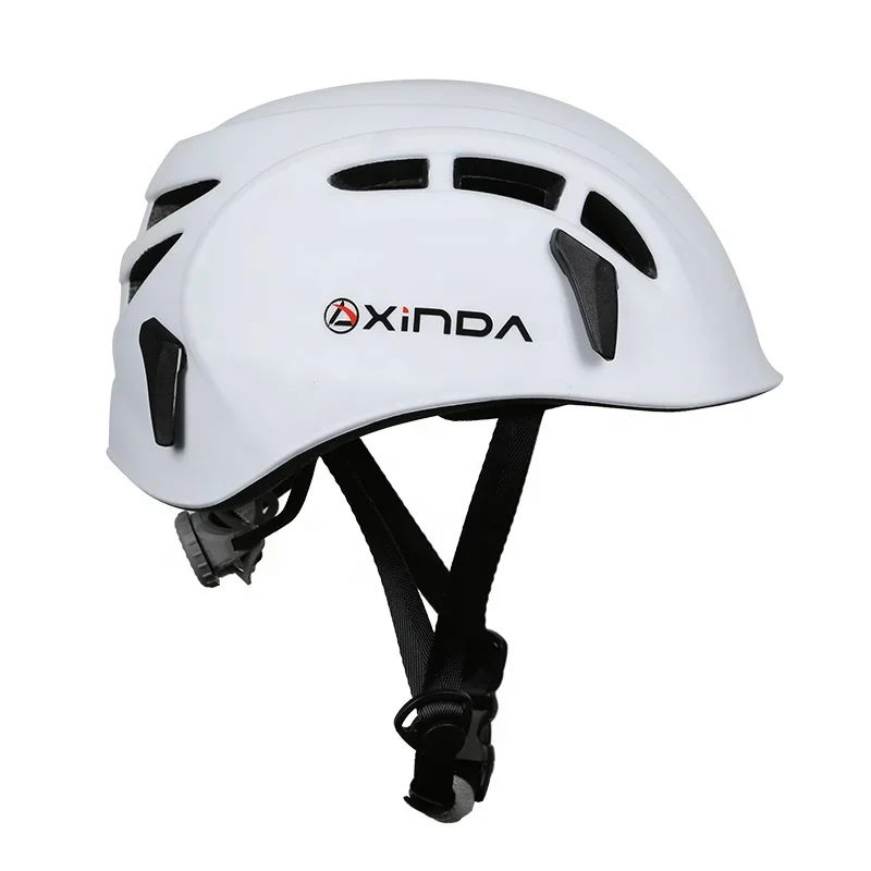 XINDA outdoor sports  rock climbing helmet safety helmet ABS comfortable lightweight white