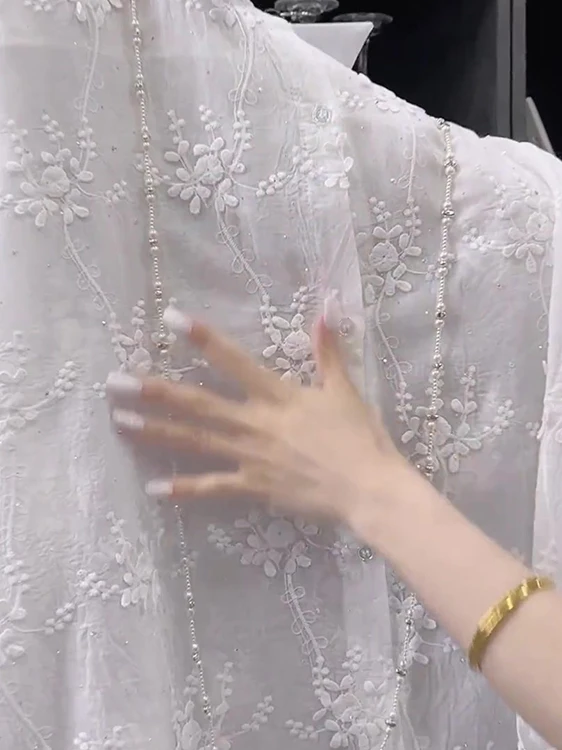 여성용 자수 자외선 차단 셔츠 봄 여름 2025 한국 스타일 루즈핏 롱 슬리브 네오탑