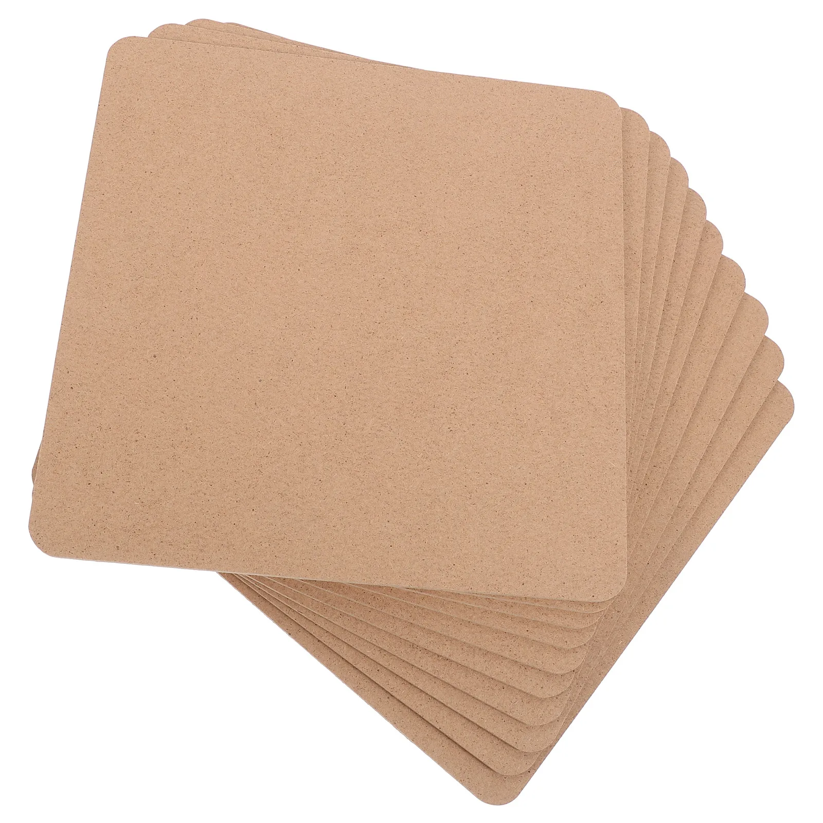 10 Pezzi Tavole in Legno per Ceramica, Base in Legno Naturale per Progetti Fai-da-Te, Scultura, Colorazione e Pittura