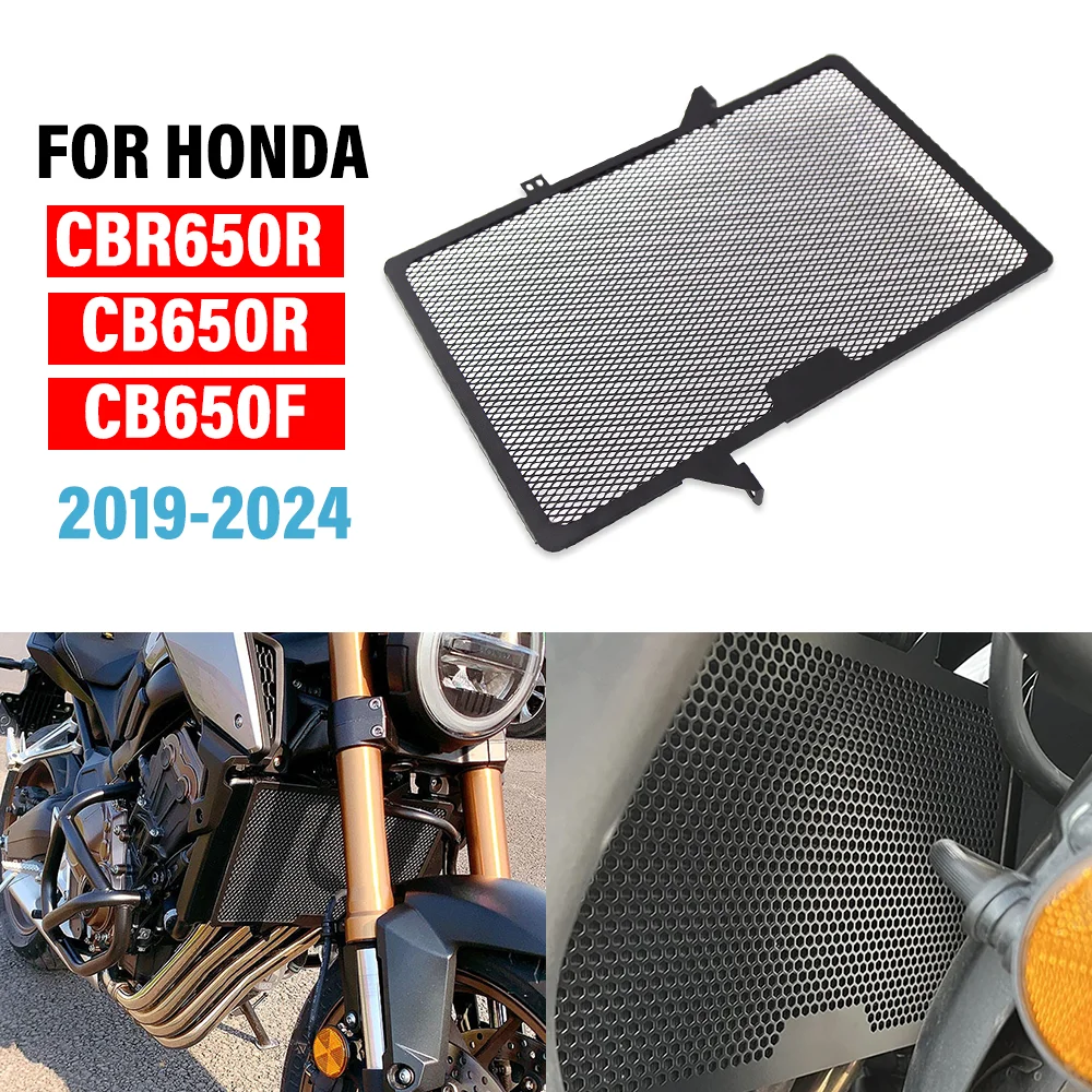 

Для HONDA CB650R CBR650R CB650F CBR CB 650R 2019 2020 2021 2022 2023 2024 решетка радиатора мотоцикла защитная крышка подходит