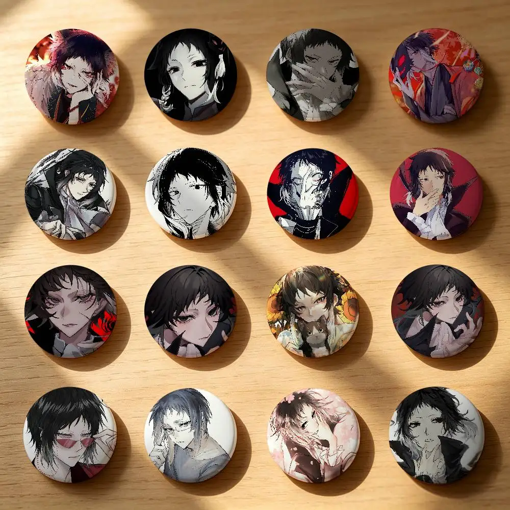 R-Ryunosuke Akutagawa Badge Pins For Friend, Backpack, Clothing, Collectible Accessories, Jewelry Gift
