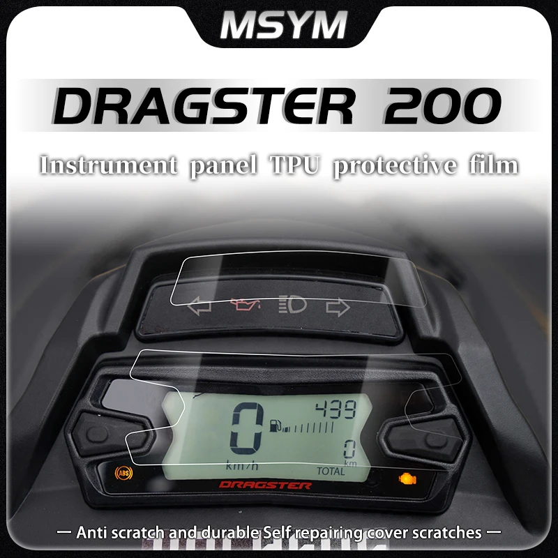 For ITALJET Dragster 200 DRAGSTER 200 Motorcycle Parts Instrument Protective Film Dashboard Screen Protector Accessories