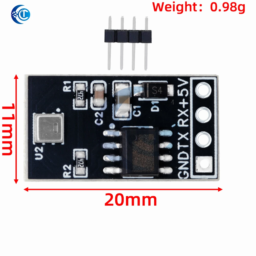 Industrial Serial AHT20 AHT30 Digital Temperature Humidity Sensor Module with TTL Serial Output