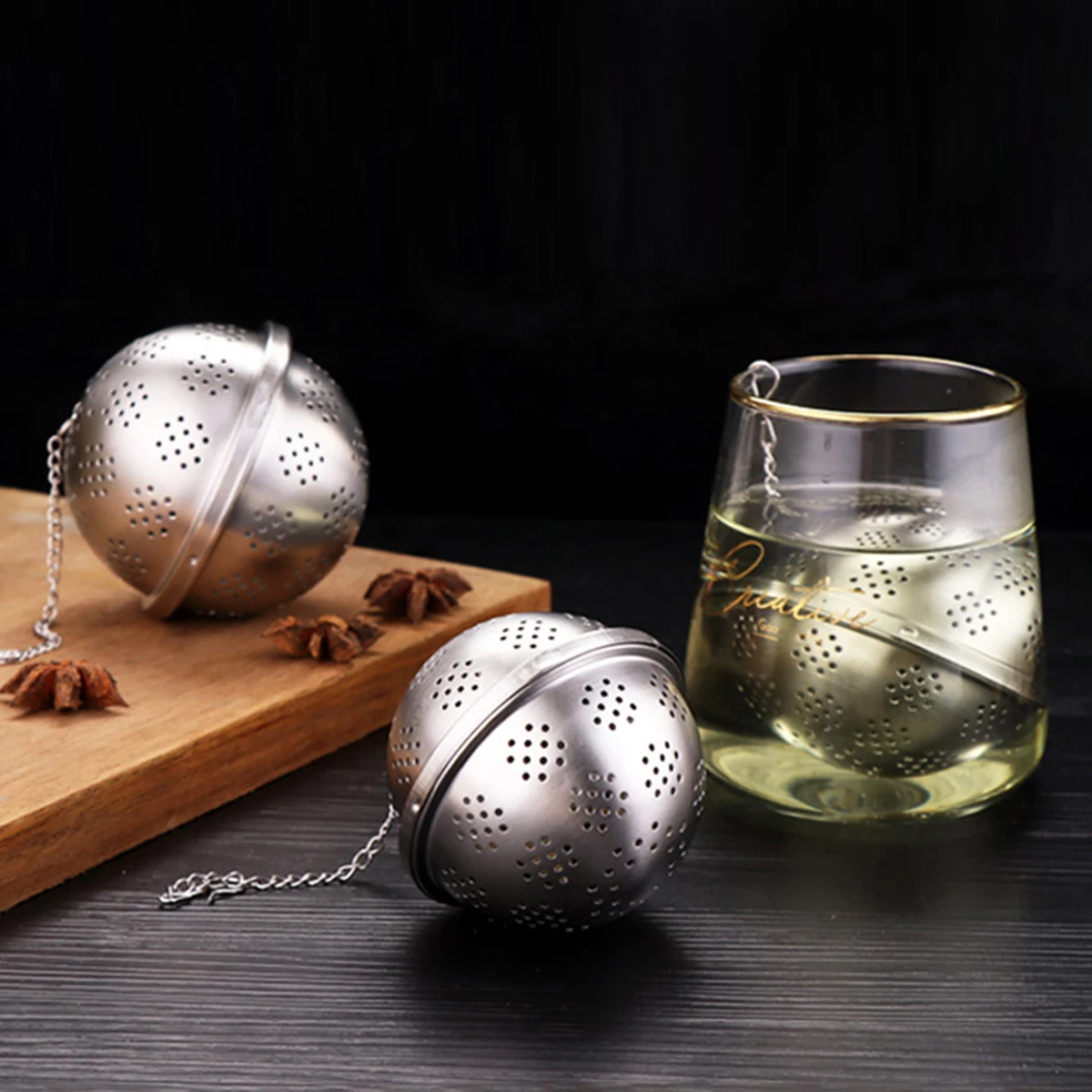 

Stainless Steel Tea Infuser Spice Filter Ball Strainer Heart Shaped Loose Leaf Balls Novelty Steeper Tea Coffee Soup Ideal Gift