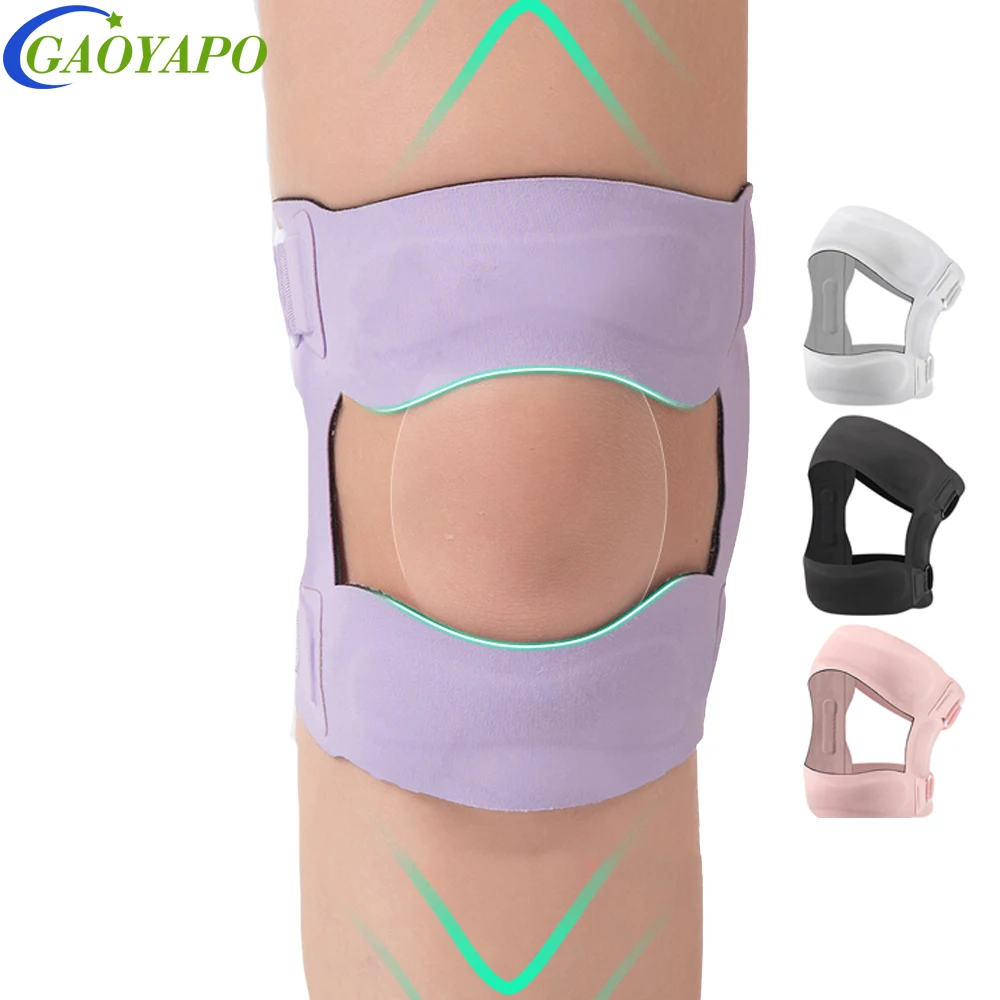 1pc Patellar Tendon Knee Brace with Side Stabilizers & Gel Pads -Adjustable Support Strap for Meniscus Tear,Arthritis,Tendonitis