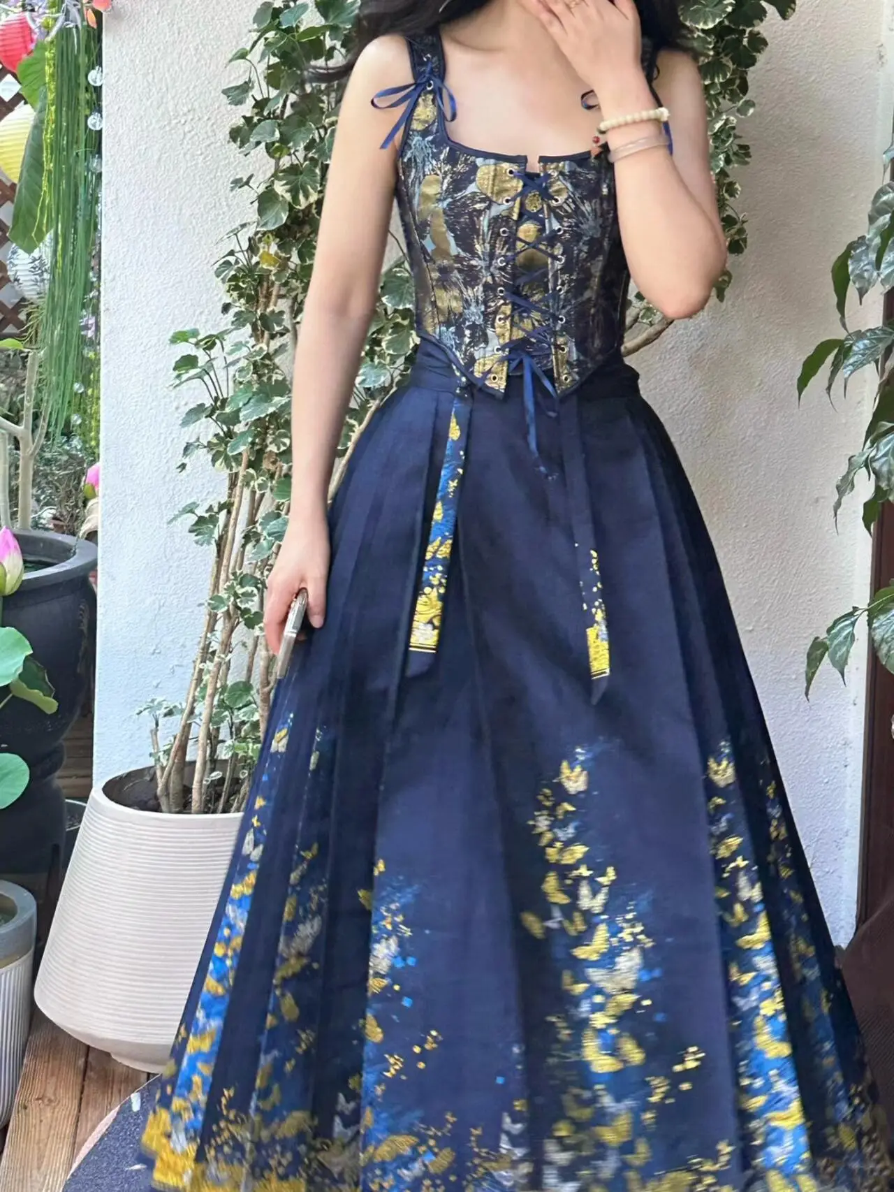 

Синий корсет с винтажным принтом, женское элегантное утягивающее белье, бюстье в стиле Лолиты, формирователь тела, сексуальные черные корсеты, одежда Y2k, уличная одежда