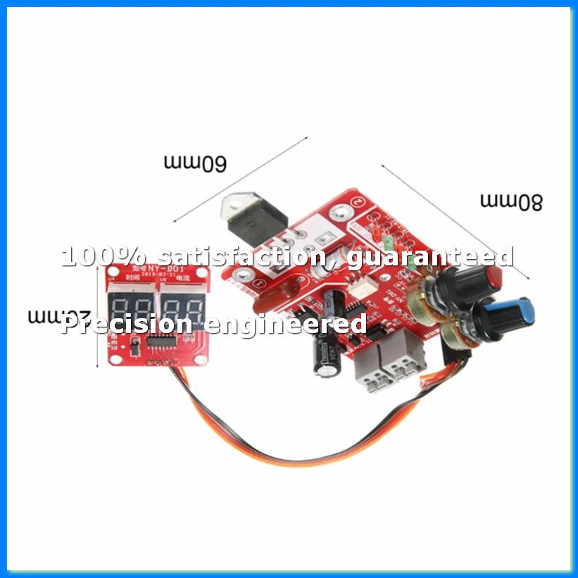 -D01 Spot Welder Control Board 40A 100A Welding Machine Time & Current Control Display Spot Welder(40A)-A28R