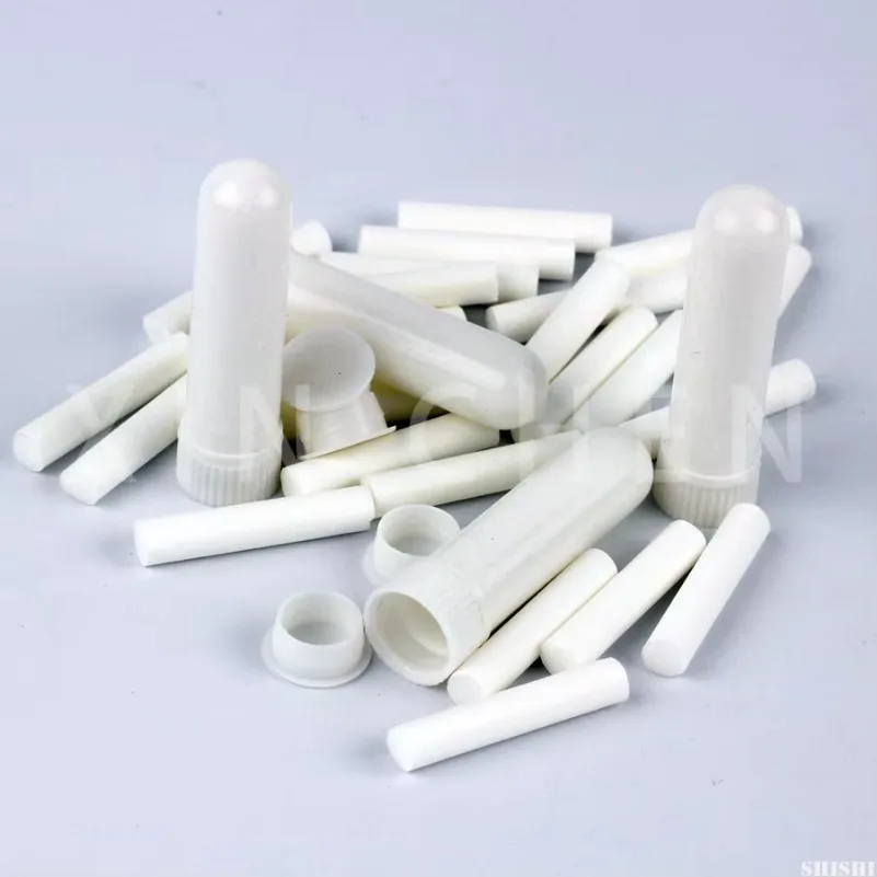 10 sztuk zestaw biały inhalator do nosa puste tuby puste inhalatory do nosa do olejków eterycznych inhalator w sztyfcie olejek eteryczny aromaterapia