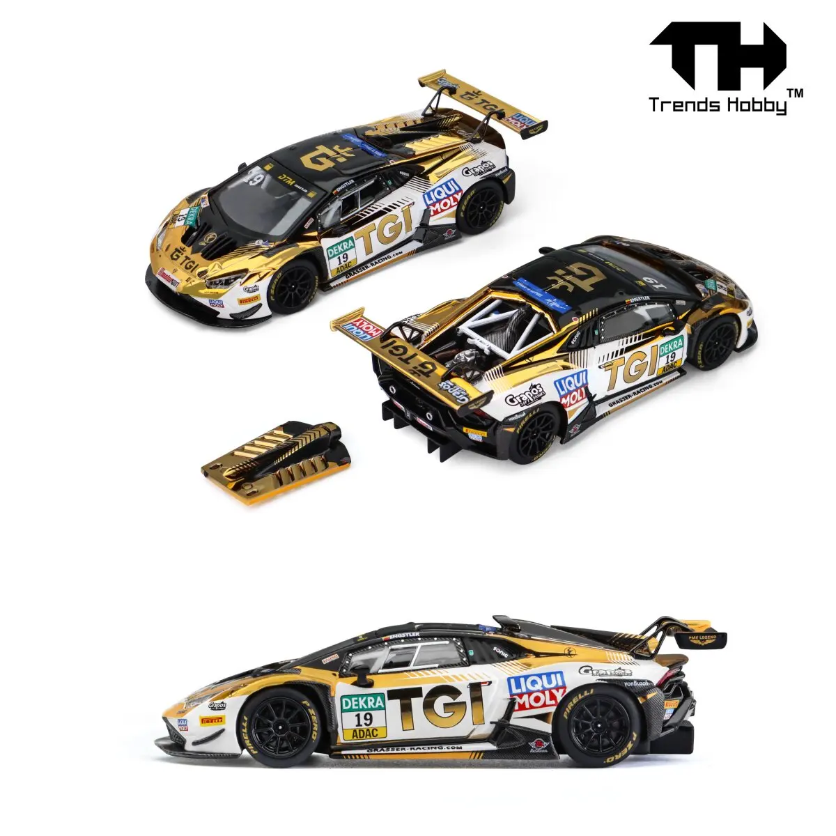 TH 1:64 127 Giftable Huracan GT3 Evo 2-DTM Diecast Model Car