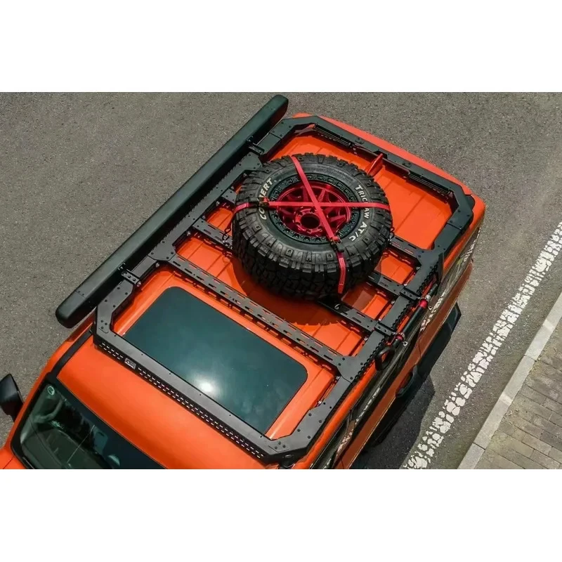 

Universal Off Road Pickup Roof Rack, Aluminum Cargo Tray & Luggage