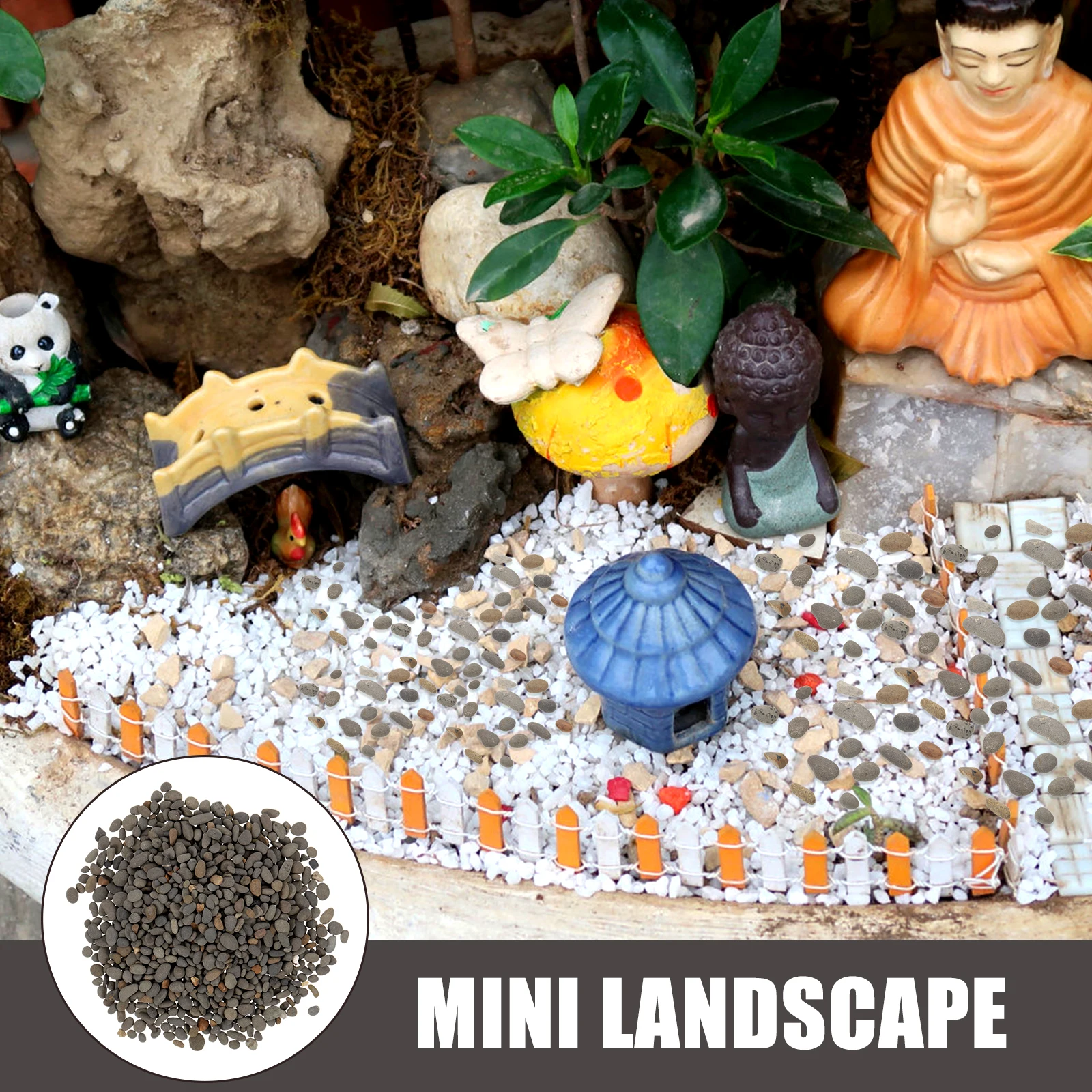 1 сумка камня, декоративные камни, натуральный бас, рок для аквариума, мини-садовый песочный стол, диорама, железная дорога, ландшафтный дизайн