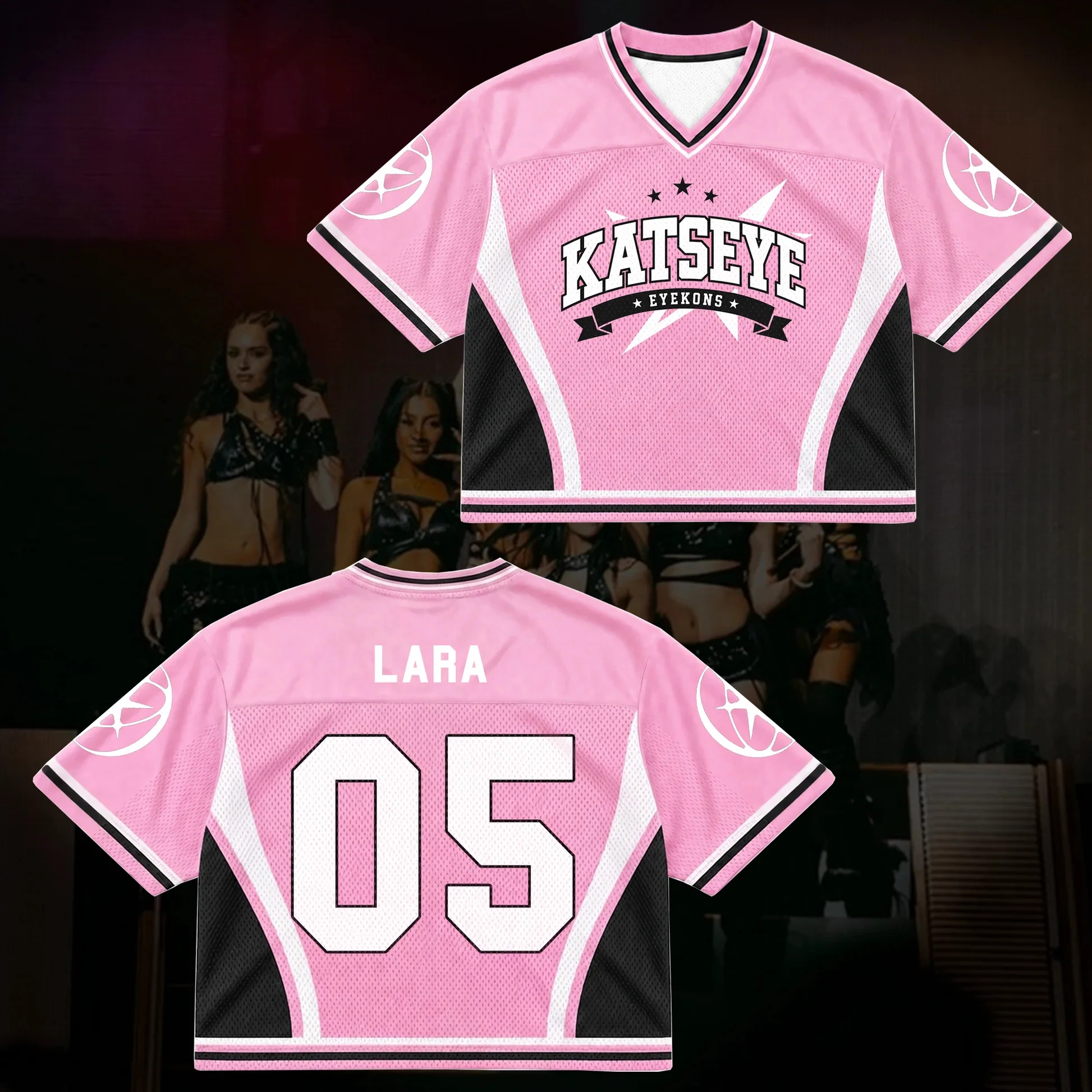 Neues KATSEYE Fan T-Shirt 2026 Konzert-Inspiriert Yoonchae Lara Sophia Daniela Grafik-T-Shirt Unisex Sommer-Oberteil für Kinder Erwachsene Männer Frauen – Detail 7