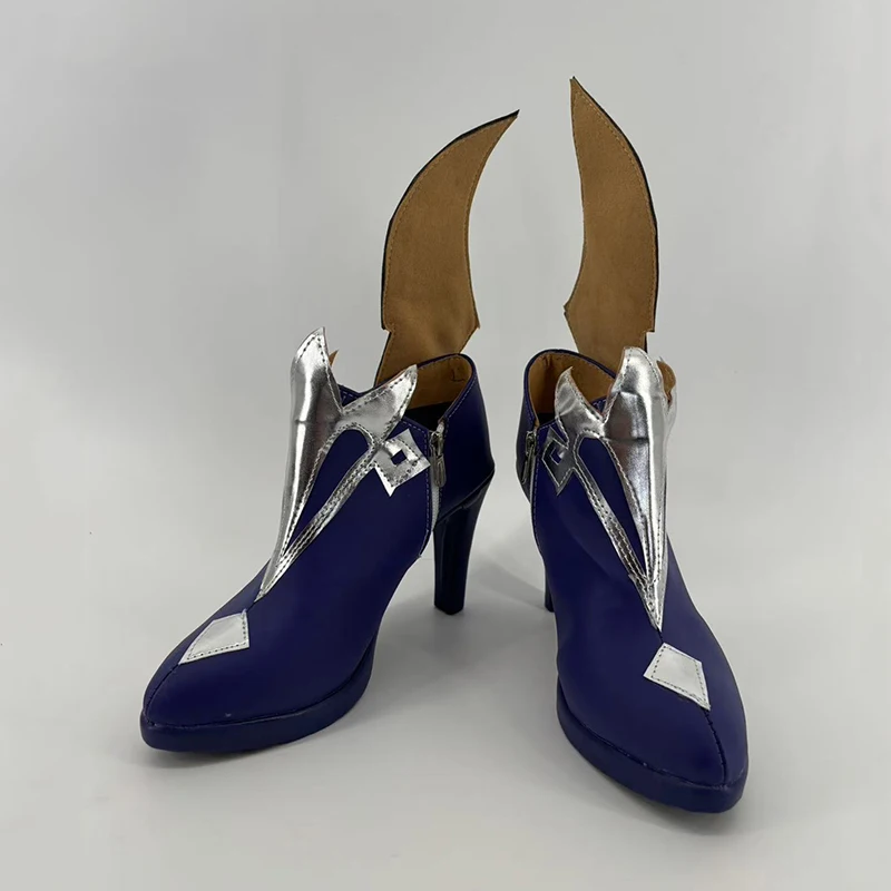 Genshin Impact Skirk Cosplay Schuhe High Heels Spiel Tartaglia's Master Rollenspiel Halloween Karneval Frauen Männer Outfit Party Prop
