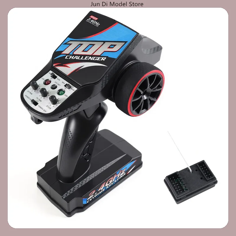 Top Challenger 2.4G 7 Channel Rc Transmitter Receiver Set For Wpl Mn Scy Jjrc Rc Model Vehicles