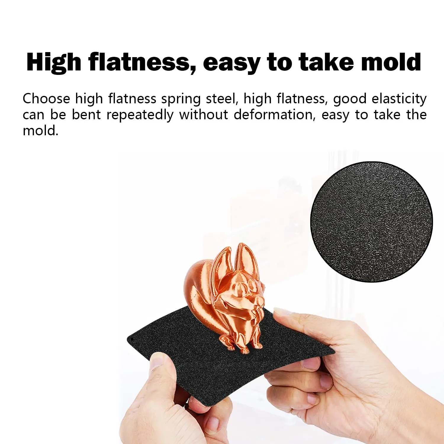 لوحة بناء PEI للطابعة Voron ثلاثية الأبعاد 120/250/305/355 مللي متر لوح فولاذي زنبركي مرن أسود محكم PEI + طباعة الماس PEO