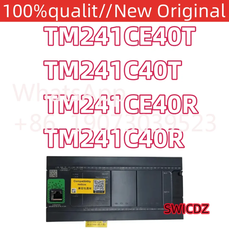 100% new original M241 Controller PLC, TM241CE40T, TM241C40T, TM241CE40R, TM241C40R