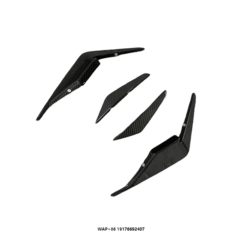 

Performance Style Dry Carbon Fiber Front Bumper Canard R8 2019-2023 Carbon Front Wind Knife Body Kits Car Parts