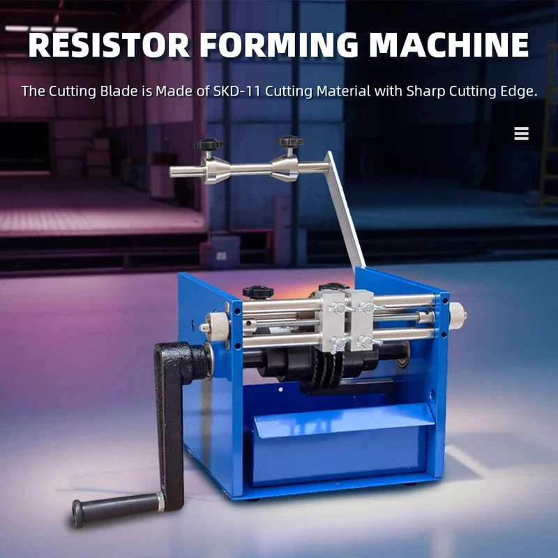 Hand Ristor Automatic Bending Forming Single Side Capacitor Cutting hine F Standing U Type Horizontal