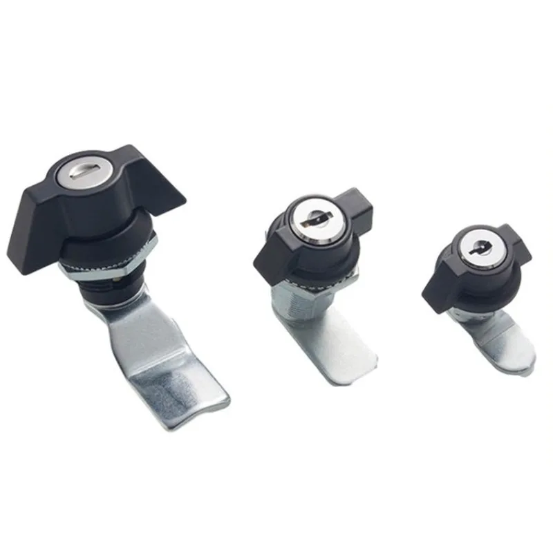 1437218 Zinc Alloy Quarter Turn Cam Lock Industrial Cabinet Equipment Enclosure Mechanical Turn Tongue Lock