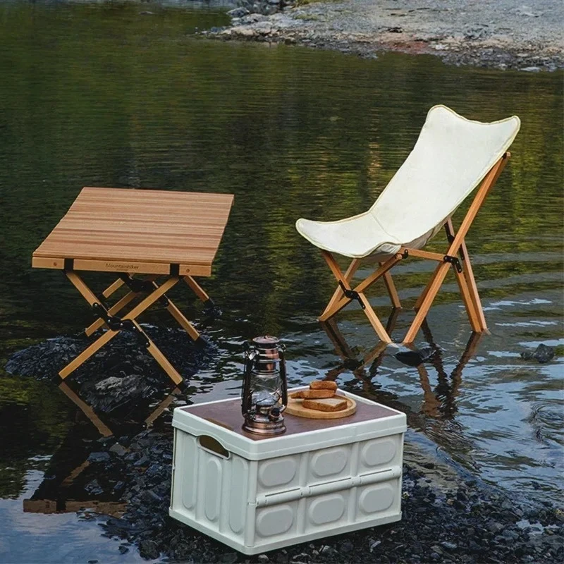 Outdoor folding beech chair butterfly chair,